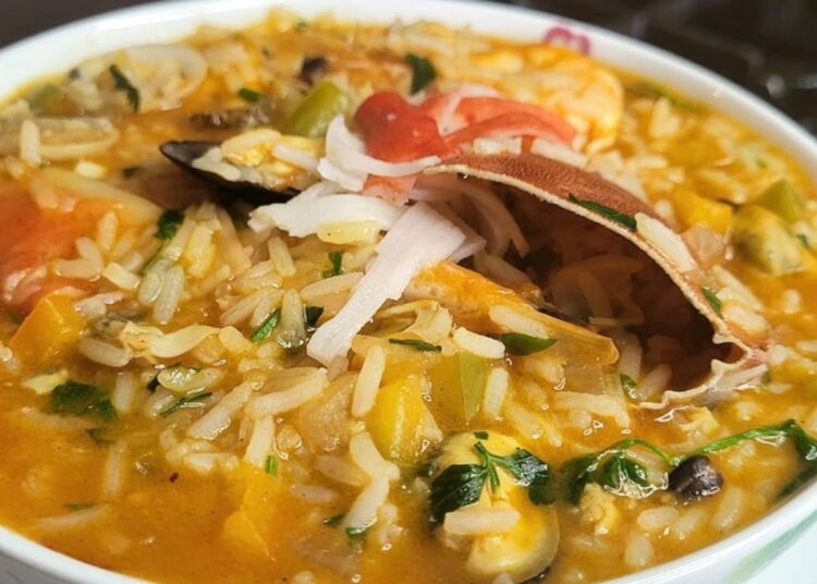 Receita de Arroz de Marisco