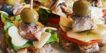 Receita de Canapés de Sardinha