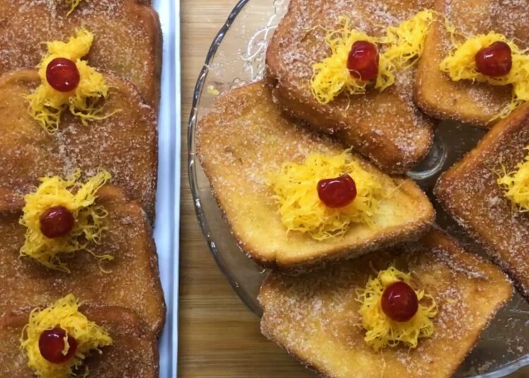 Receita das irresistíveis Fatias Douradas