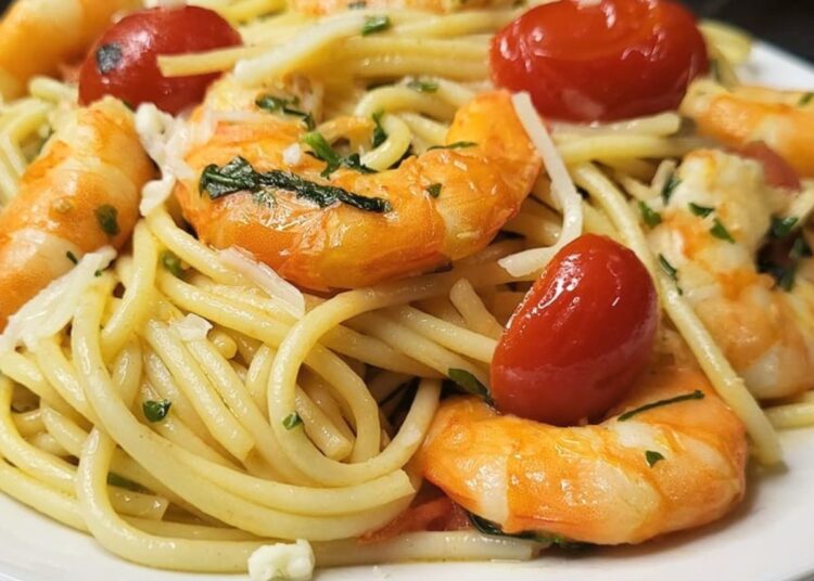 Receita da Massa com Camarão