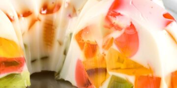 Receita do Mosaico de Gelatina super simples
