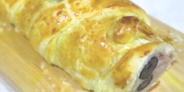 Receita do Pão de Jamon em Massa Folhada