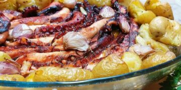 Receita de Polvo à Lagareiro