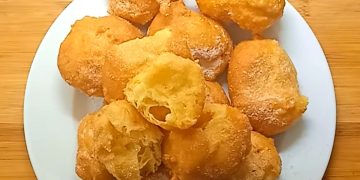 Receita dos Sonhos Gigantes de Natal