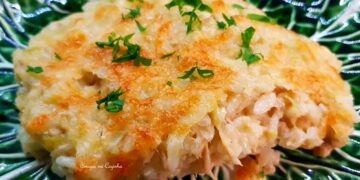 Receita do Arroz de Atum no Forno