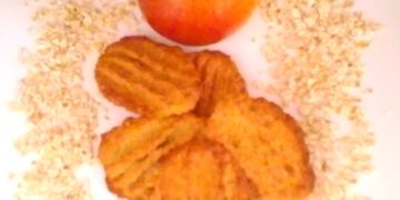 Receita das Bolachas de Aveia e Maçã
