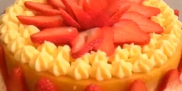 Receita do delicioso Bolo de Morangos