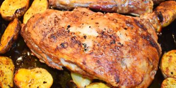 Receita de Borrego Assado no Forno