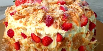 Receita de Pão de Ló com Cobertura de Leite Nido
