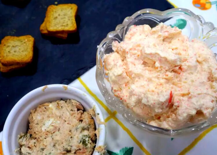 Receita do Patê de Atum e Patê de Delícias do Mar