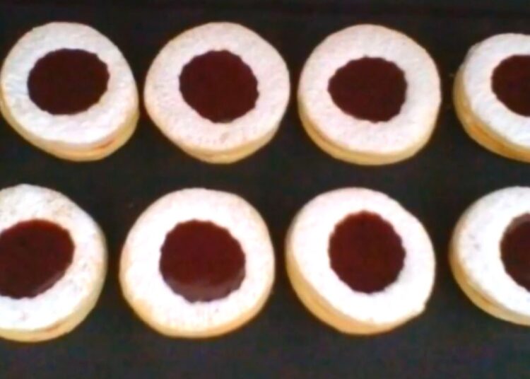Receita de Sablés de Morango