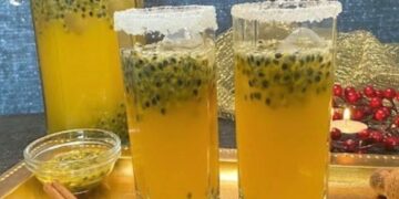 Receita da Sangria de Champanhe e Maracujá