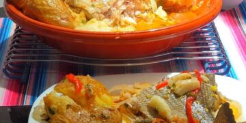 Receita de Sargo Assado com Batata a Murro