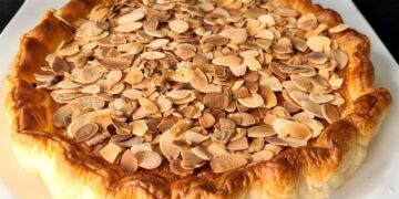 Receita da melhor Tarte de Amêndoa