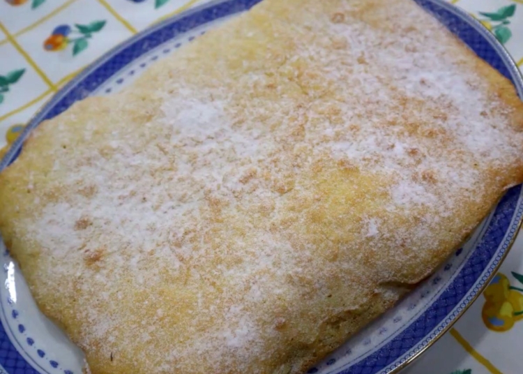 Receita de Blondie de Limão e Coco