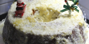 Receita do Bolo de Natas com Cobertura de Ananás dos Açores
