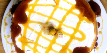 Receita do melhor Bolo Duplo Caramelo