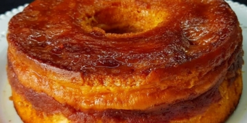 Receita do Bolo Pudim simples