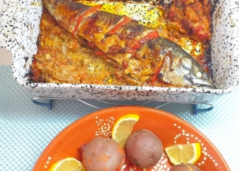 Receita de Cavala Recheada