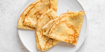 Receita dos Crepe Suzette 