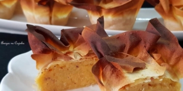 Receita das Delicias de Ovos Moles com Requeijão e Amêndoa