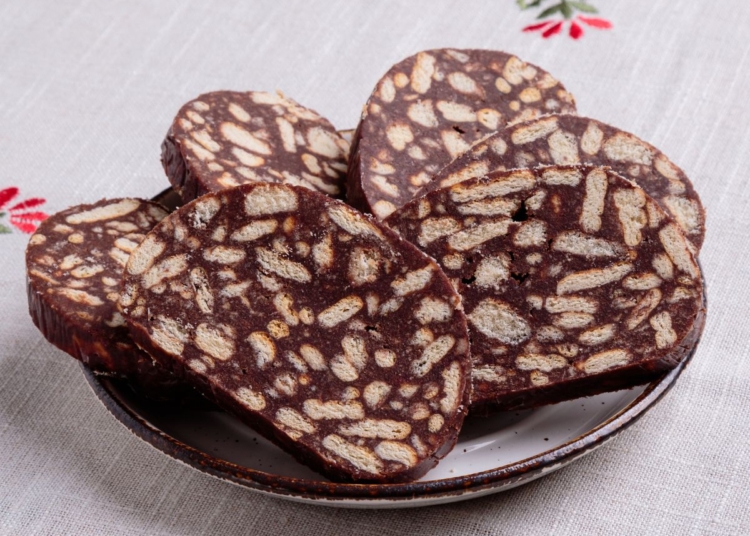Receita do Salame de Chocolate saudável