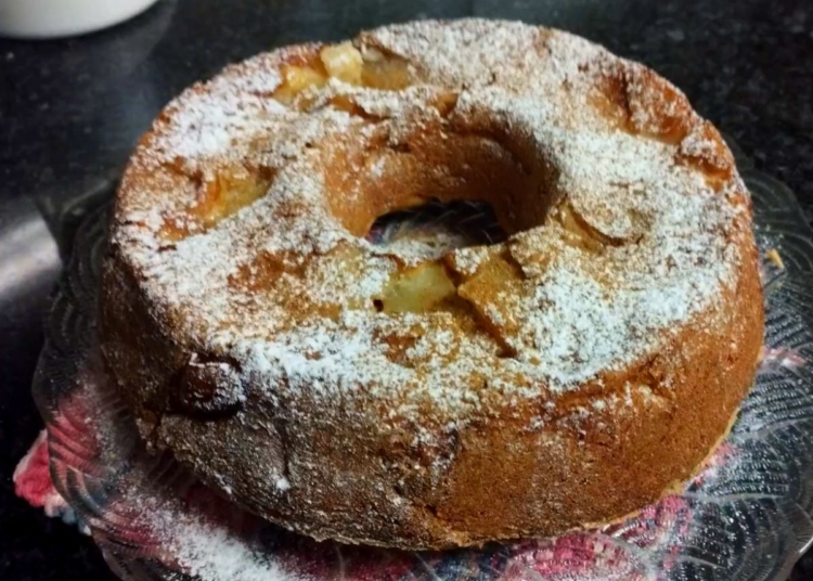 Receita de Bolo de Maçã