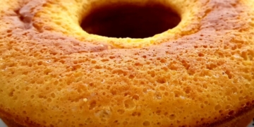 Receita do Bolo de Queijo Fresco e Limão super fofo