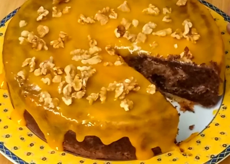 Receita do Bolo Mármore com Ovos Moles mais incrível