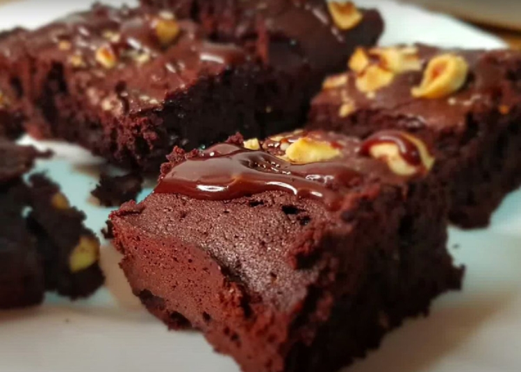 Receita de Brownie de Chocolate com Avelã