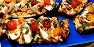 Receita simples de Courgette Recheada