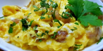 Receita de Farinheira em Ovos Mexidos