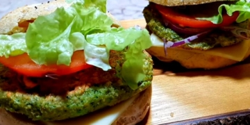 Receita do Hambúrguer de Brócolos super simples