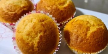 Receita dos deliciosos Queques de Limão e Iogurte
