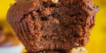 Receita do Bolo de Cacau com Banana