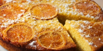 Receita do Bolo de Mel e Laranja