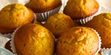 Receita dos Bolos de Mel com Laranja mais fofos