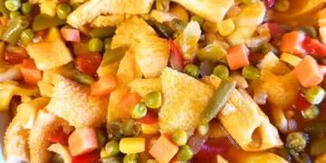 Receita da Dobradinha com Mix de Legumes