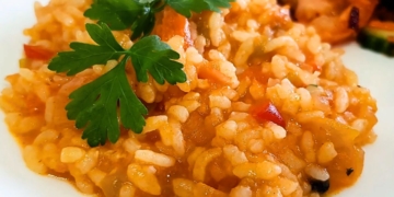 Receita do Arroz de Tomate rápido e saboroso