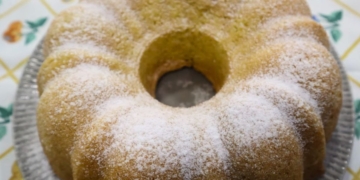 Receita do Bolo de Água e Limão 