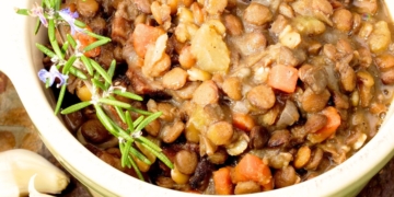Receita do Estufado de Lentilhas