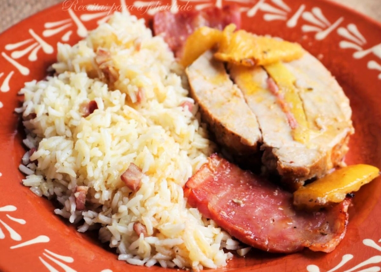 Receita de Lombo de Porco com Ananás e Bacon