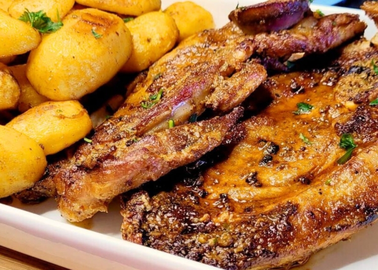 Receita de Presunto no Forno com Batatinhas