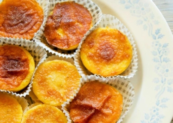 Receita das Queijadas de Leite e Canela