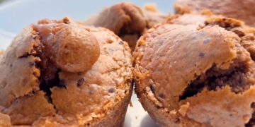 Receita dos Queques de Chocolate saudáveis