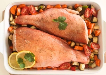 Receita de Red Fish no Forno com Legumes e Batata
