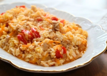 Receita de Arroz de Atum fácil e saudável