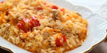 Receita de Arroz de Atum fácil e saudável