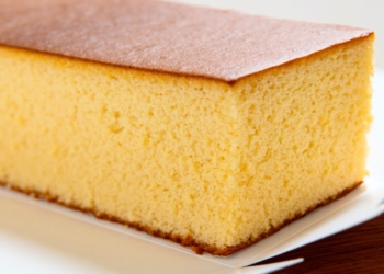 Receita do Bolo Castella super fofinho