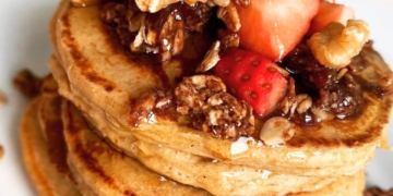 Receita das deliciosas Panquecas de Aveia e Banana